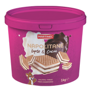 Producere Napolitane Martinel cu lapte&cacao, vrac 1kg